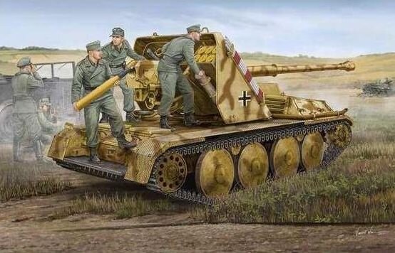 Deutscher 8,8 cm PaK 43 Ardelt Waffenträger