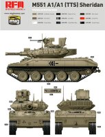 1/35 M551A1 / M551A1 TTS Sheridan