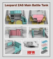 Leopard 2A6 with workable track links