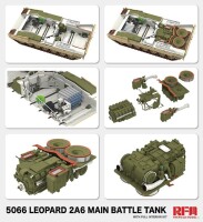 Leopard 2A6 with FULL INTERIOR