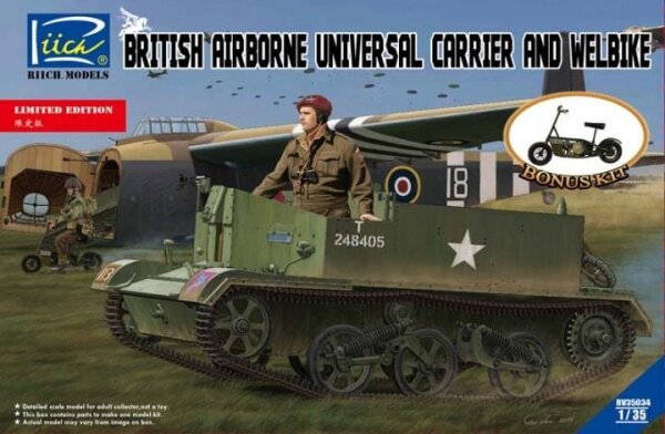 British Airborne Universal Carrier Mk.III + Welbike Mk.2