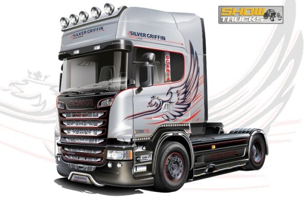 Scania R730 V8 Streamline "Silver Griffin"