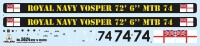 1:35 British Vosper 74 with Crew