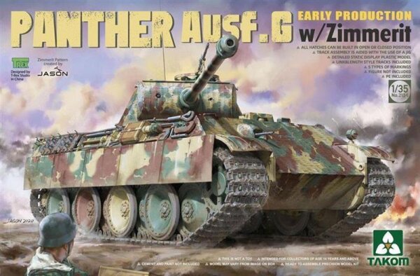 1/35 Panther Ausf. G Early Production w/Zimmerit