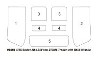 Soviet Zil-131V + 2R3M1 Trailer + 8K14 Missile