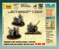 1/72 Deutsche 2 cm FlaK 38 + 2 Figuren