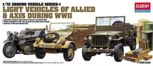 1/72 Light Vehicles of Allied & Axis During WWII