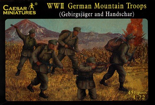 1/72 WWII German Mountain Troops (Gebirgsjäger and Handschar)