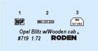 Opel Blitz (Daimler-Benz L701) Einheitsfahrerhaus