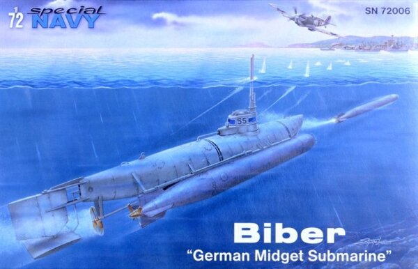 1/72 Deutsches Kleinst-U-Boot Biber