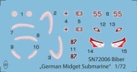 1/72 Deutsches Kleinst-U-Boot Biber