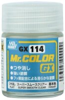 GX114 Mr. Color GX Super Smooth Clear Flat 18 ml
