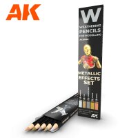 Weathering Pencils: Metallics - Effect Set