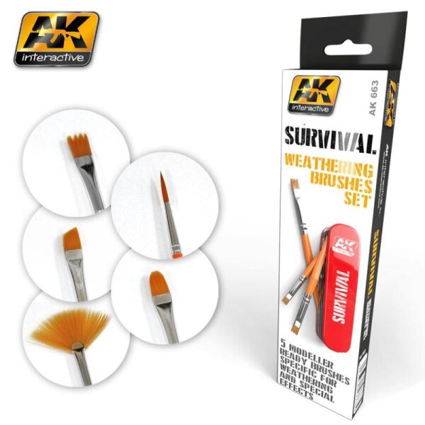 Survival Weathering Brushes Set