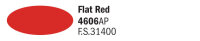 Red flat FS31400 / Rot, matt, 20ml