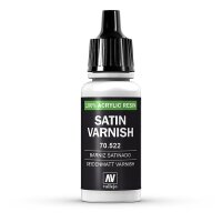 522 - Klarlack, seidenmatt  (Satin Varnish) 17ml