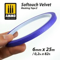 Softouch VELVET Masking Tape #2 (6 mm x 25 m)