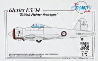 Gloster F.5/34 British Fighter Prototype