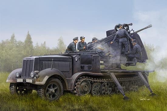 Sd.Kfz. 7/2 Selbstfahrlafett mit 5cm FlaK 41