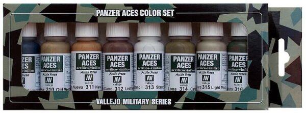 Panzer Aces Set Nr. 2 -Wood, Leather, Cannvas, Mud