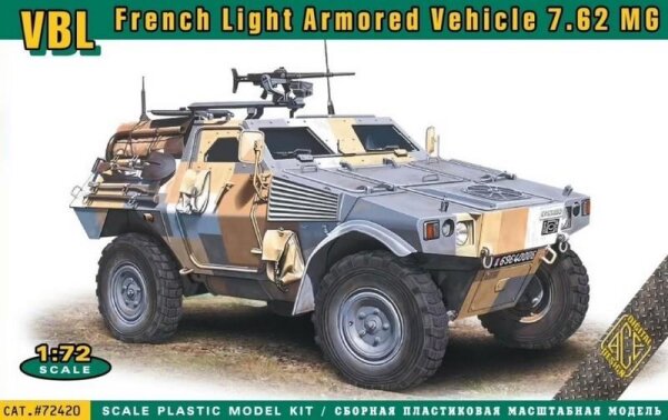 1/72 French VBL Short Chassis with 7,62 MG