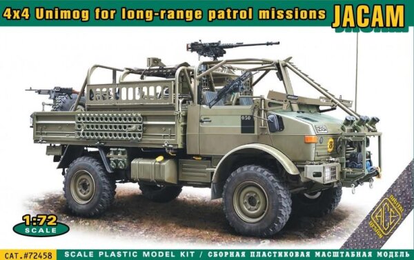 1/72 JACAM 4x4 Unimog for long-range patrol missions