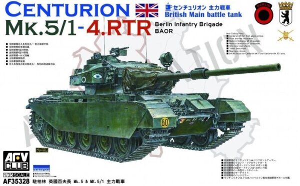 1/35 Centurion Mk. 5/1-4.RTR "Berlin Infantry Brigade BAOR"