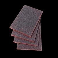 Coarse Sanding Pads - 120 Grit red