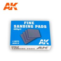 Fine Sanding Pads - 400 Grit blue
