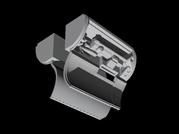 1/72 Heinkel He-162A gun bays (Special Hobby)