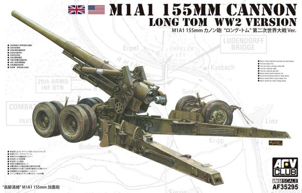 M1A1 Long Tom 155 mm Cannon WW2 Version