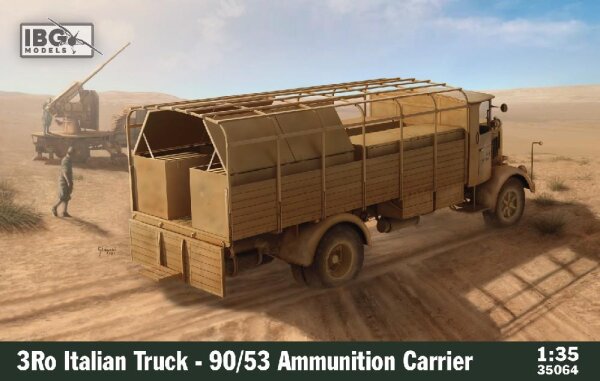 Lancia 3Ro Italian Truck 90/53 Ammunition Carrier