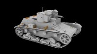 7TP Polish Tank - Twin Turret (early) + Interior