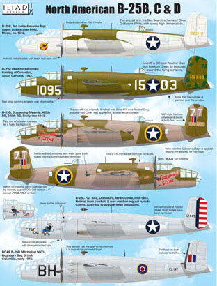 North-American B-25B, B-25C & B-25D Mitchell