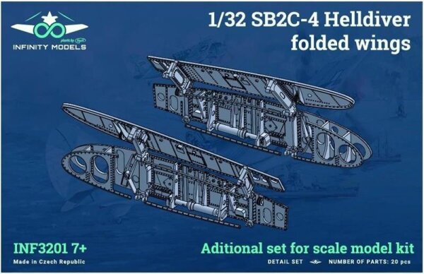 Curtiss SB2C-4 Helldiver folded Wings