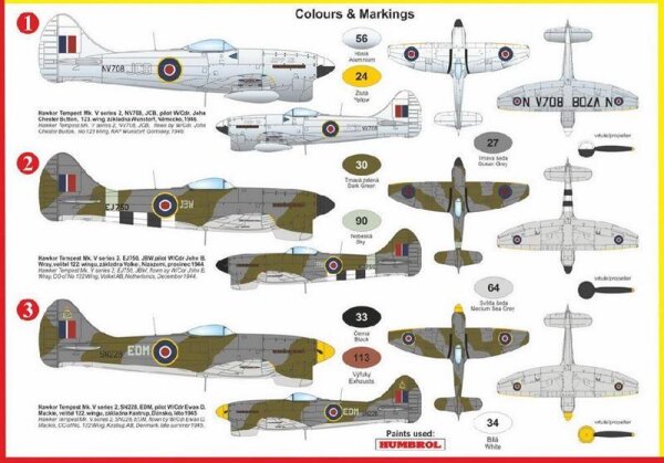 Hawker Tempest Mk.V - Modellbauversand Hanke, 13,99