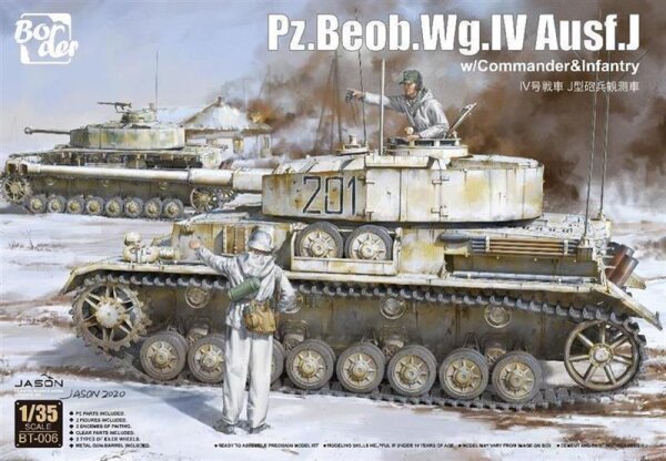 1/35 Pz.Beob.Wg. IV Ausf. J w/ Commander + Infantryman
