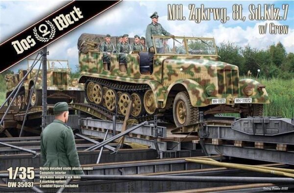 1/35 Sd.Kfz.7 - mtl. Zgkrwg. 8t w/Crew