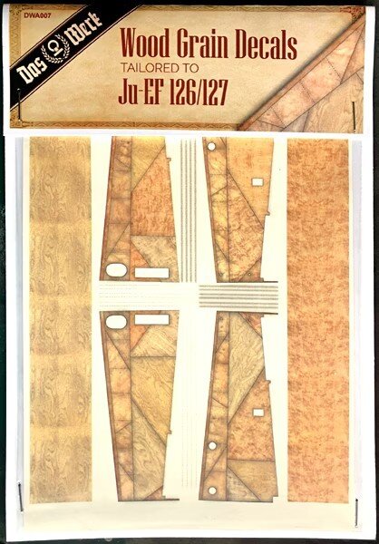 Wood Grain Decals for Ju EF-126/ EF-127 Elli