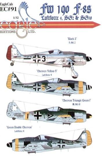 Focke-Wulf Fw-190F-8s Luftflotte 4, SG2 & SG10""
