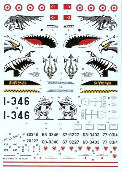 F-4E/F-4ETM/RF-4ETM "Turkish Air Force Phantoms"