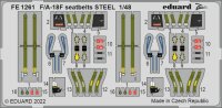 Boeing F/A-18F Hornet seatbelts STEEL (HobbyBoss)