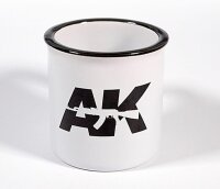 AK Keramikbecher weiß