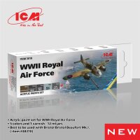 WWII Royal Air Force - Acrylic paint set
