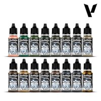 German Camouflage WWII - Model Color Set 14 (16 Farben)