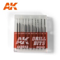 Drill Bits - Medium (10 Hartmetallbohrer)
