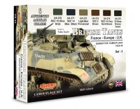 British Tanks WWII Set 2 - France - Europe - U.K.