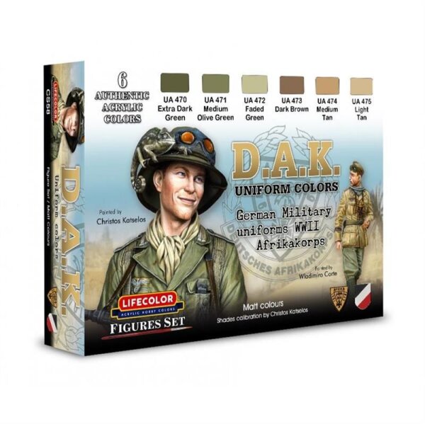 D.A.K. Uniform Colors 6x22ml