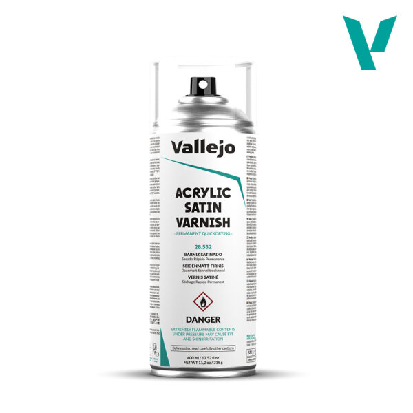 Acrylic Satin Varnish Spray 400 ml