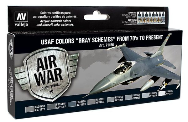 USAF Colors "Gray Schemes" from 70s to Present